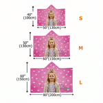 Personalised Oil Painting Portrait Soft Hooded Blanket with Name Daily Use Birthday Gift for Family Friends