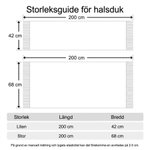 Personlig mjuk halsduk med namn och vackert blommönster en värmande och mysig accessoar perfekt höstpresent till henne