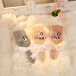 Personalized Birth Flower Butterfly Cartoon Character Photo Hair Brush with Name Anniversary Birthday Gift for Girlfriend Bridesmaid Woman