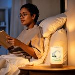 Personalised Birth Flower Pearl Effect Initial Dimmable Touch Control Rechargeable Night Light with Name Birthday Housewarming Gift for Family Friends