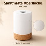 Personalisiertes Nachtlicht mit Cartoon-Figur nach Foto & Wunschtext | Dimmbar | 15h Akku | Schlafzimmerdeko | Geburtstag Geschenk für Kinder Familie