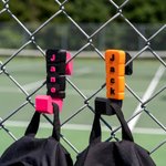 Crochet multicolore personnalisé pour manche de raquette avec prénom – Accessoire de sport – Cadeau d'anniversaire, pour un jour de match ou pour une équipe – Destiné aux joueurs de tennis et aux pass 4