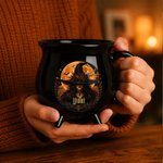 Tazza in ceramica nera personalizzata 