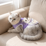 Gilet en coton doux pour animal de compagnie, personnalisé avec un portrait d'animal à l'aquarelle et une photo, avec son nom – Vêtement de tous les jours, cadeau d'anniversaire pour les propriétaires