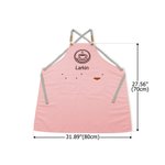 Personalised Multicolour Logo Photo Canvas Work Employee Apron with Pockets Adjustable Shop Gift for Dessert Coffee Restaurant Bar Barbershop Employee