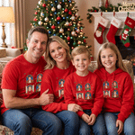 Individuell gestaltete T-Shirts, Sweatshirts und Kapuzenpullis mit Weihnachtsmotiven und Comicfiguren für Kinder und Erwachsene, mit Aufdruck – Alltagskleidung und Weihnachtsgeschenk für Familie und F