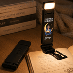 Personalised Fantasy Is My Reality Cartoon Character Rechargeable LED Light Clip with Name Birthday Gift for Book Lovers