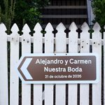 Cartel de dirección de metal personalizado con texto señalización para recepción de bodas y regalo de preparación para recién casados