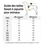 Hoodie pour chien personnalisé avec photo et nom - Chaud et adapté aux sorties - Cadeau anniversaire pour amoureux des animaux