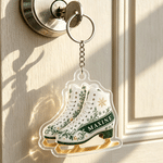 Personalized Figure Skating Acrylic Ornament with Name Game Day Birthday Gift for Figure Skating Students Enthusiasts