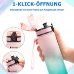 Personalisierte Fußballspieler-Silhouette Trinkflasche mit Name & Nummer | Auslaufsichere Sportflasche | Geburtstag Geschenk für Fußballspieler Kinder 6