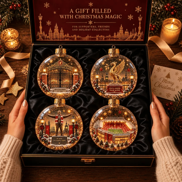 Light-Up Football Heritage Diorama Ornament, 10 Collectible Scenes, LED Lit Sports Tabletop & Christmas Tree Decor, Sentimental Gift for Football Fans