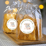 Personalised Baked with Love by Creative Baker Mixer Waterproof Stickers with Text Baking Birthday Christmas Gift for Baker Baking Enthusiast