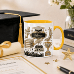 Personalized Class of Graduation Cap 11 oz 15 oz Ceramic Mug with Name and Year Daily Use Graduation Gift for Graduates