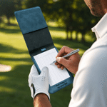 Portascorecard personalizzato in pelle PU per 1-6 mazze da golf con nome – Regalo per l’allenamento quotidiano, il giorno della partita e per gli appassionati di golf: ideale per papà, giocatori e all
