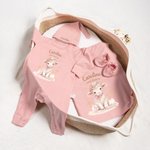 Personalized Jesus Love You Little Sheep 100% Cotton Baby Bodysuit Hat Blanket Gift Box Set Baptism Baby Shower Gift for Newborn New Parents