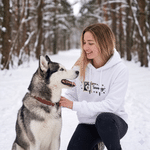 Personalised Stamp Frame Pet Photo Design T-shirt Sweatshirt Hoodie with Embroidered Name Birthday Gift for Pet Owners