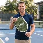 Personalised Camouflage Pickleball Paddle Cover with Name and Hook Sports Accessory Game Day Birthday Gift for Pickleball Players Lovers