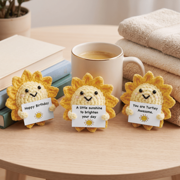 Peluche all'uncinetto personalizzato con motivo 
