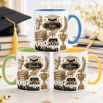 Personalized Class of Graduation Cap 11 oz 15 oz Ceramic Mug with Name and Year Daily Use Graduation Gift for Graduates