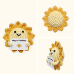Peluche all'uncinetto personalizzato con motivo 
