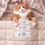 Personalised Funny Pet Photo Sewing Labels Name Tags Set of 15 for Clothing Handmade Use Birthday Gift for Knitting DIY Craft Lovers Artisans