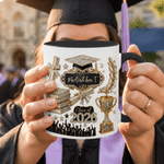 Personalized Class of Graduation Cap 11 oz 15 oz Ceramic Mug with Name and Year Daily Use Graduation Gift for Graduates