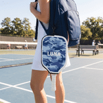Personalised Camouflage Pickleball Paddle Cover with Name and Hook Sports Accessory Game Day Birthday Gift for Pickleball Players Lovers