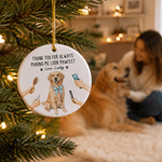Personalised Cute Cartoon Pet Groomer Ceramic Ornament with Text Home Decor Christmas Birthday Gift for Pet Groomer Lover