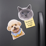 Imán magnético personalizado para el coche con una foto de la carita de tu mascota; decoración para el coche; regalo conmemorativo en caso de pérdida de una mascota, ideal para los amantes de las masc
