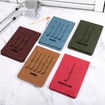 Portascorecard personalizzato in pelle PU per 1-6 mazze da golf con nome – Regalo per l’allenamento quotidiano, il giorno della partita e per gli appassionati di golf: ideale per papà, giocatori e all