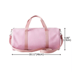 Bolsa de viaje grande personalizada con diseño artístico de personajes de dibujos animados con efecto 3D y nombre; regalo de viaje o de cumpleaños para niños y niñas
