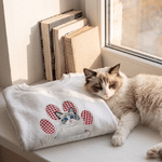 Personalized Multicolor Paw Print Pet Portrait T-shirt Sweatshirt Hoodie with Name Daily Wear Birthday Anniversary Gift for Pet Lover Friend