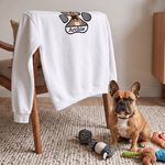Personalized Multicolor Paw Print Pet Portrait T-shirt Sweatshirt Hoodie with Name Daily Wear Birthday Anniversary Gift for Pet Lover Friend