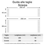 Sciarpa personalizzata con fiore di nascita ricamato e testo super morbida accessorio di moda regalo di compleanno per coppie e famiglie