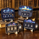Livres personnalisés style vitrail « Lu cette année » : suivi de lecture avec compteur de pages lues, décoration d'étagère, cadeau d'anniversaire ou de Noël pour les passionnés de lecture
