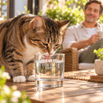 Personlig «Leave It It’s For The Cat»-whiskyglass på 10 oz med inngravert navn – bursdagsgave til katte- og whiskyelskere