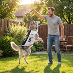 Personalized Team Logo Photo Soft 100% Cotton Dog Vest with Name and Number Game Day Pet Party Birthday Gift for Pet Owners Lovers