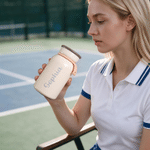 Personalised 3 Tennis Balls Sports Towel Tumbler Gift Set with Name Birthday Party Favors Match Day Club Gift for Tennis Lovers