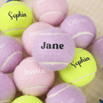 Personalised 3 Tennis Balls Sports Towel Tumbler Gift Set with Name Birthday Party Favors Match Day Club Gift for Tennis Lovers