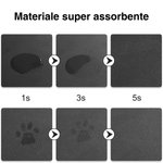 Tappetino sottociotola personalizzato in stile ritratto a olio e nome - Regalo di compleanno per cani, gatti o amanti di animali