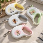 Personalisierte Hundeleine mit Foto & Namen | 3 m reflektierendes Gurtband | Rollleine | Hundezubehör | Geschenk für Herrchen & Frauchen