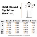 Personalised 3D-Effect Character Artwork Photo Birth Flower Soft Pyjamas Nightdress with Name Birthday Gift for Woman Bookworm