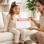 Personalised Playful Emoji Scene Fantasy Unicorn Acrylic Name Tracing Writing Practice Board Back To School Gift for Kids | Callie × emoji ™