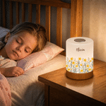 Personalized Birth Flower Dimmable Touch Control Night Light with Name and Adjustable Colour Bedroom Decor Birthday Gift for New Mom Women Friends