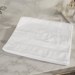 Personalized Multicolour Embroidered Embossed Initial Design 100% Cotton Face Bath Towel Housewarming Wedding Gift for Newlyweds Couple Friends