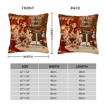 Personalised Warm 3D-Style Character Artwork Photo Soft Cushion with Name Home Decor Christmas Gift for Book Lovers Readers