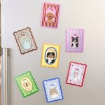 Personalised Magnetic Watercolor Pet Portrait Acrylic Fridge Magnets with Name Daily Decor Pet Party Gift for Pet Lovers