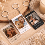 Porte-clés en acrylique multicolore avec photo personnalisée et texte – Pour un usage quotidien, un anniversaire, un cadeau « juste parce que », pour de nouveaux parents, un couple ou des meilleurs am