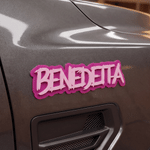 Personalised Multicolour 3D Effect Acrylic Waterproof Car Emblem Badge with Text Car Decor Birthday Gift for Car Owners Family Friends